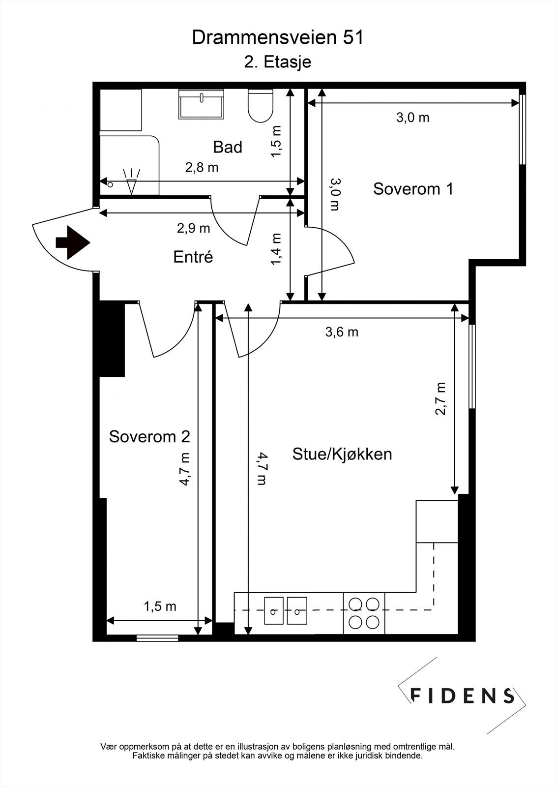 Plantegning Galleribilde