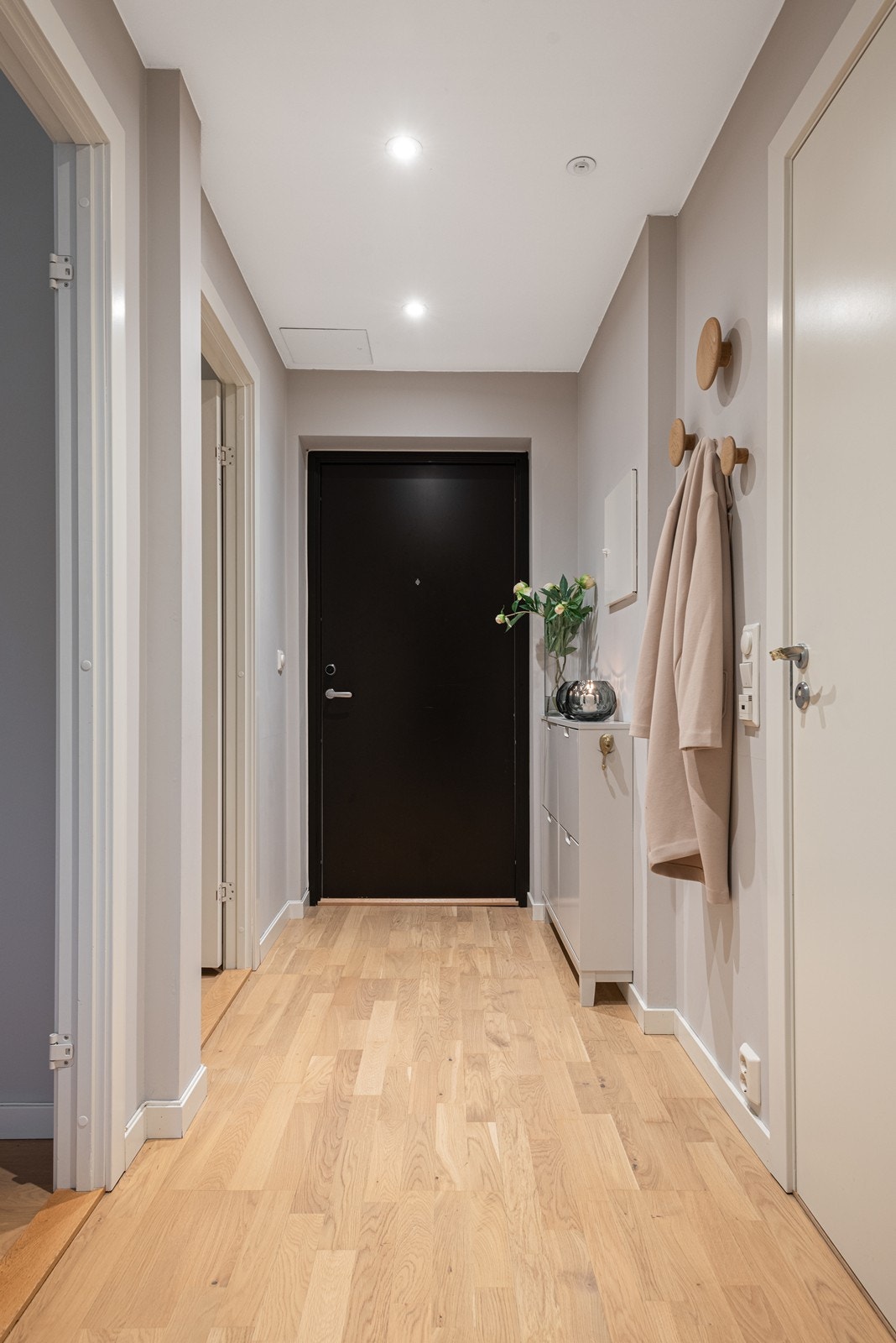 Entré med plass for sko og klesavheng Galleribilde