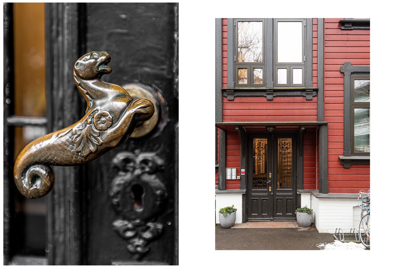 Detaljer inngangsparti Galleribilde