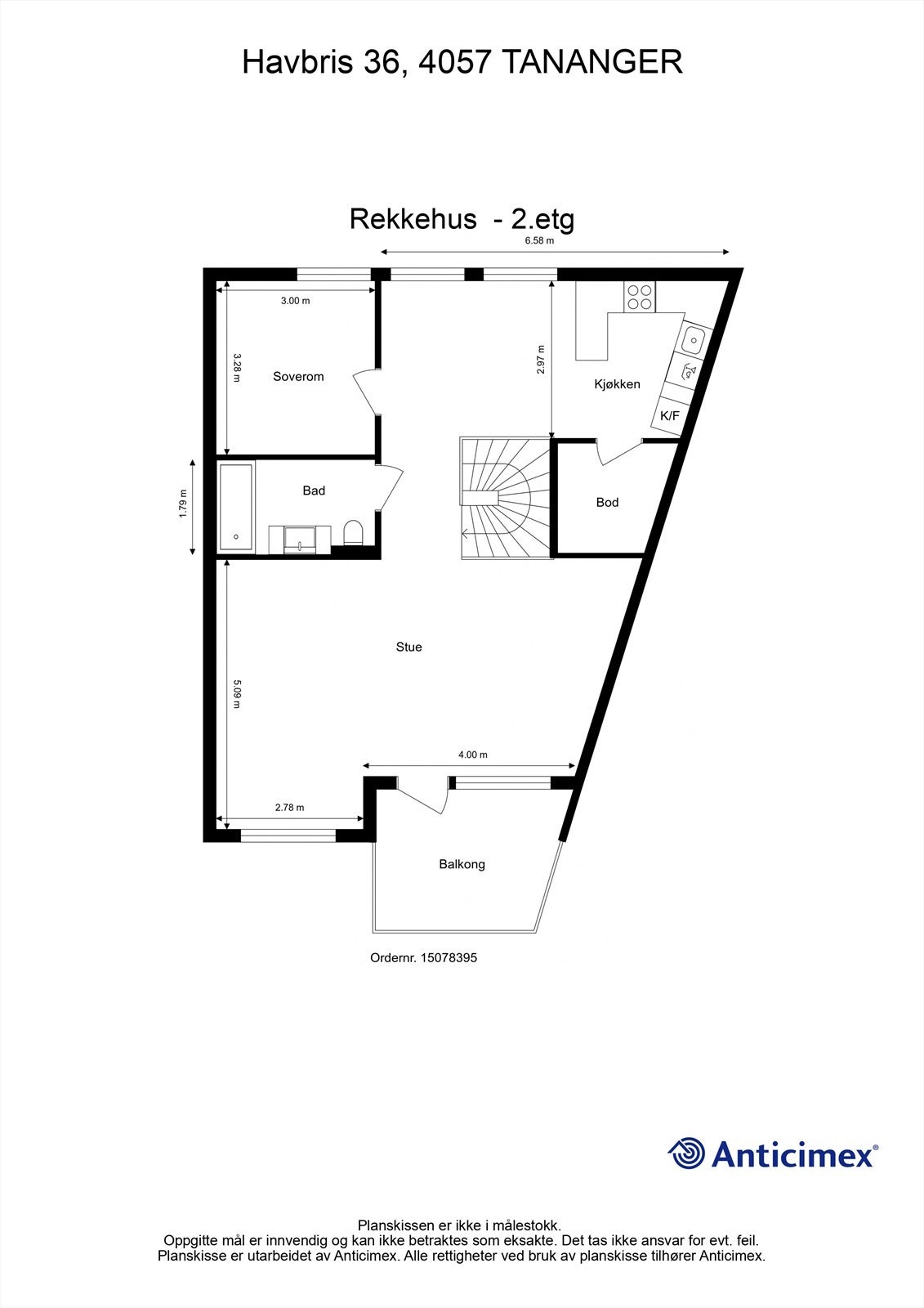 Plantegning 2.etg. Galleribilde