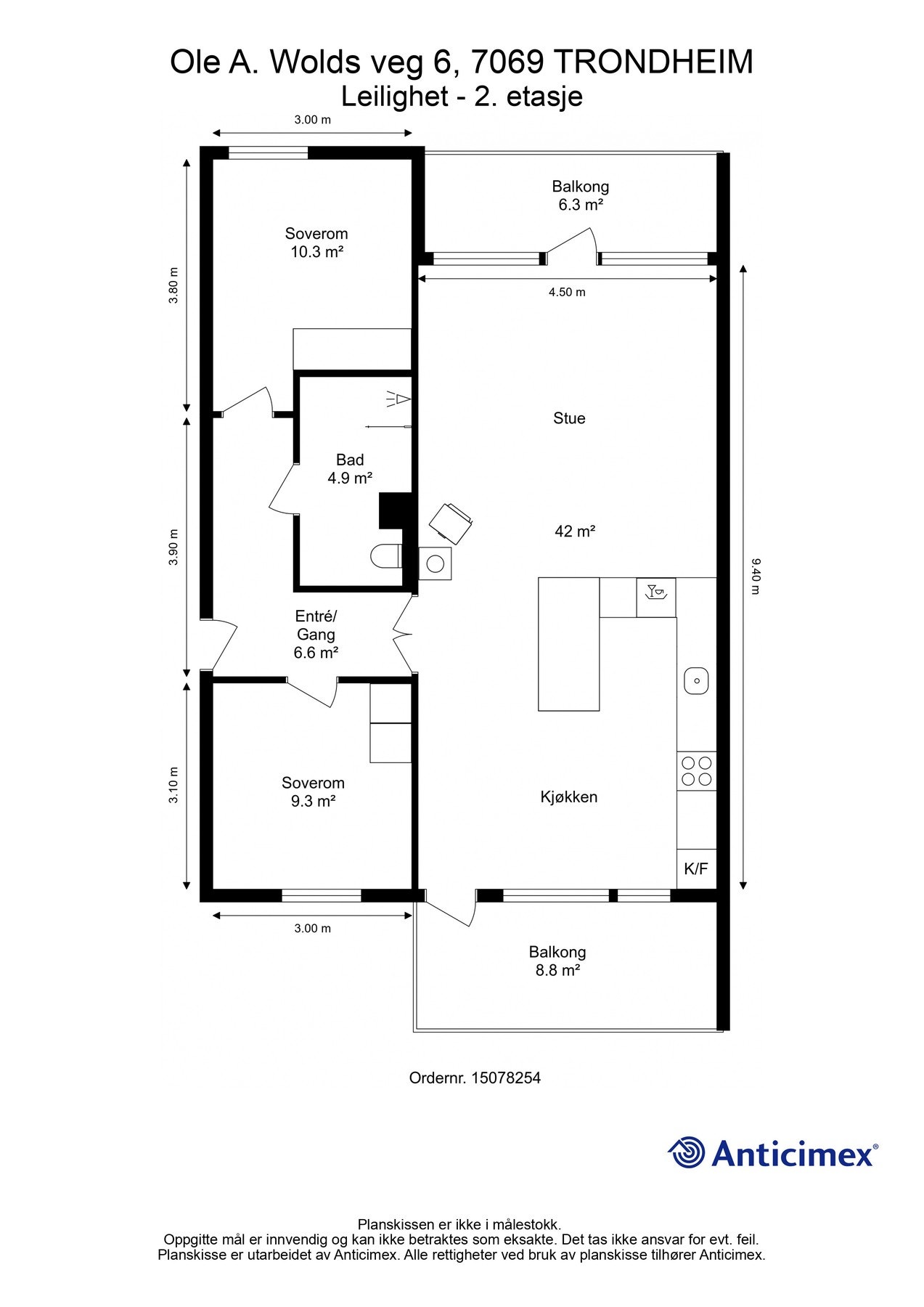 Planskisse. Galleribilde