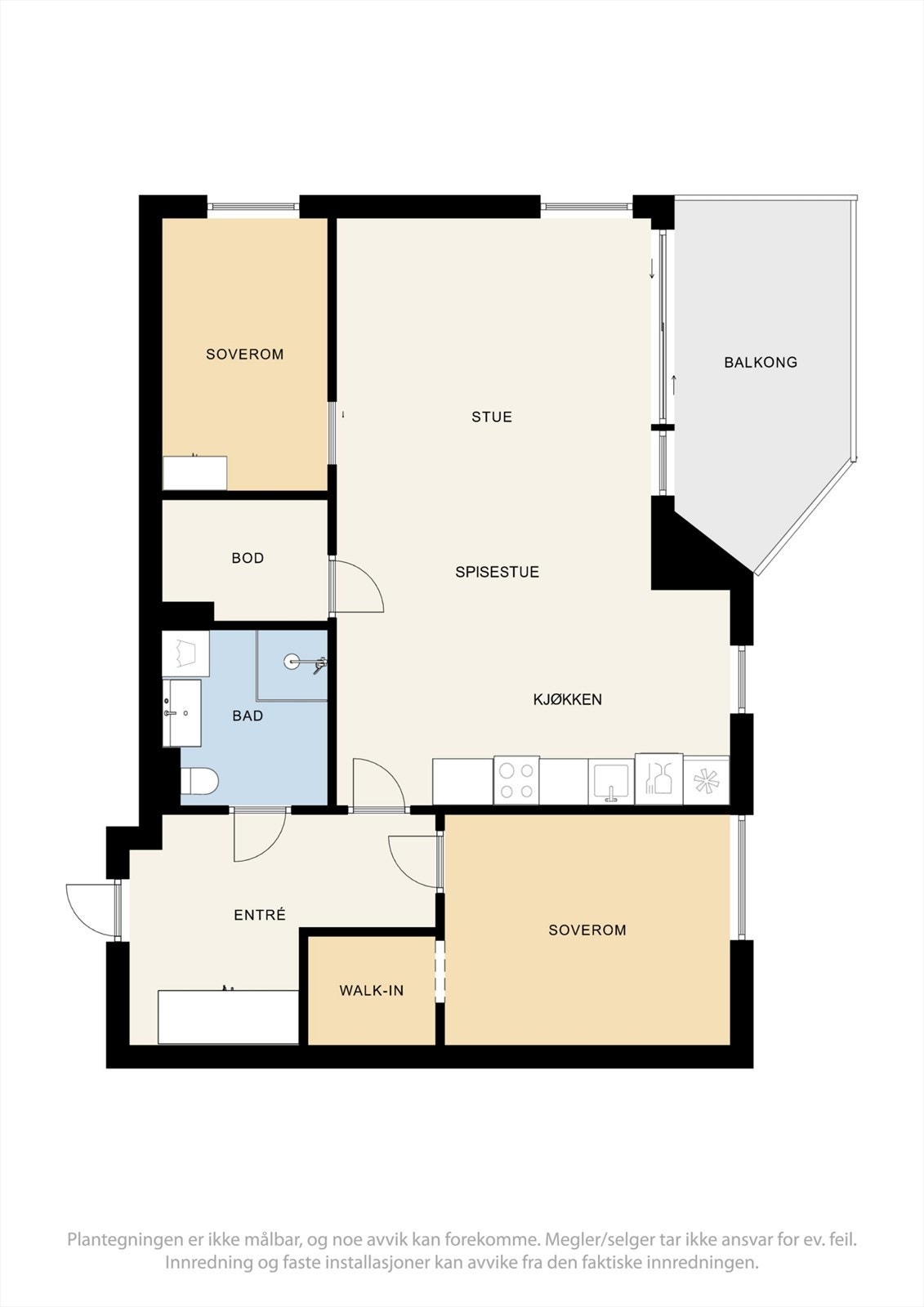 Plantegning Galleribilde