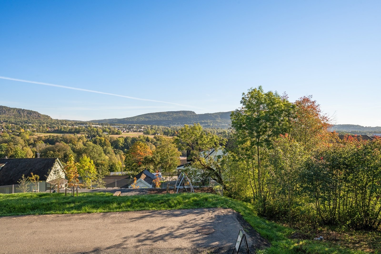 Nydelig utsikt fra tomten Galleribilde