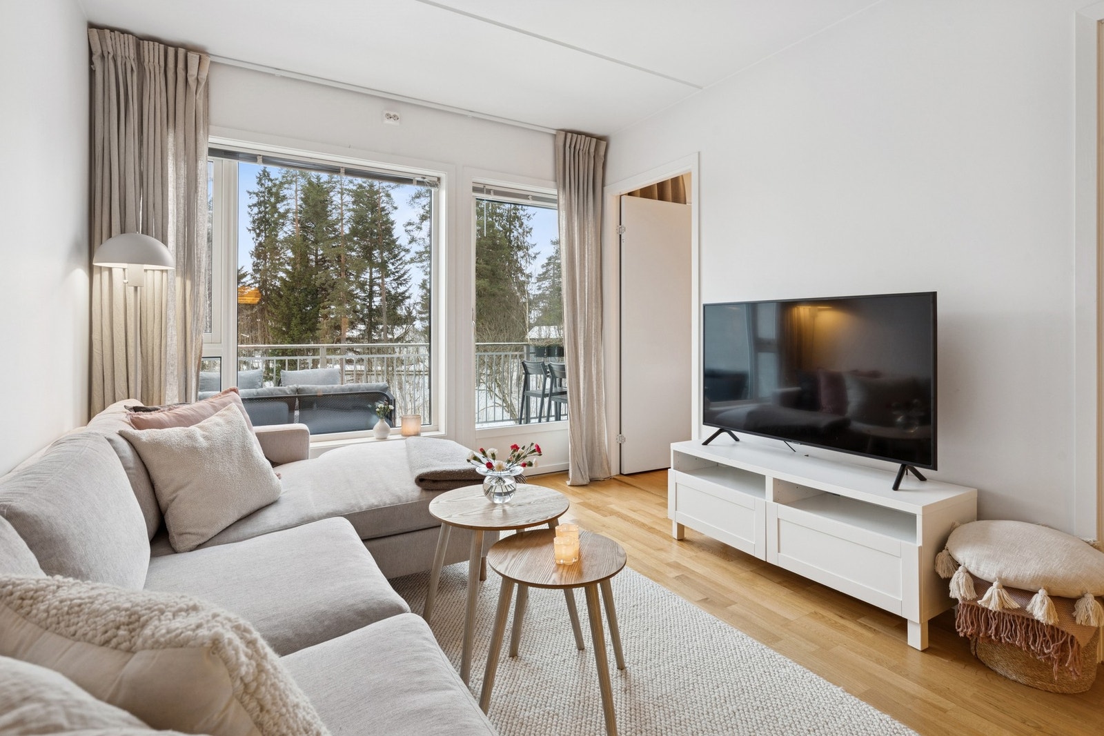 Nøytrale fargevalg gjør det enkelt å møblere. Galleribilde