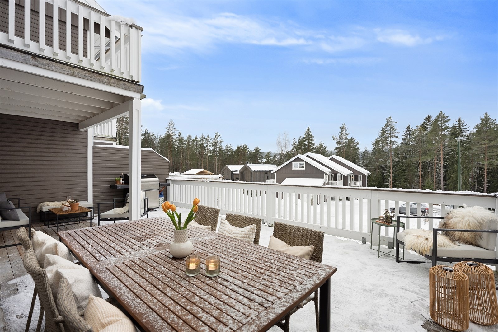 Det er fint utsyn over nærområdet. Galleribilde