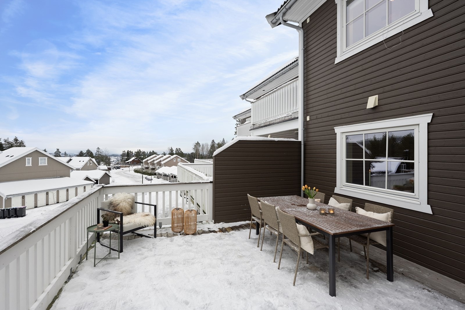 Det er fint utsyn over nærområdet. Galleribilde