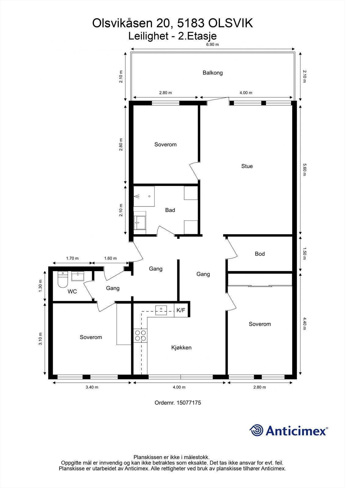 Plantegning Galleribilde