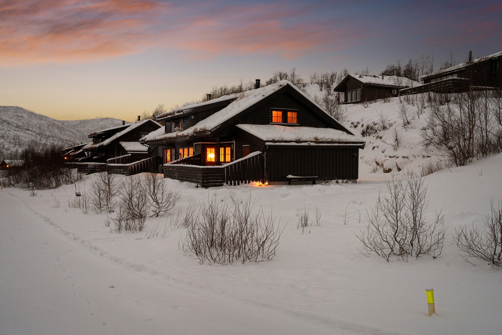 Stor trivsel i snøsikkert område i Sirdal Galleribilde