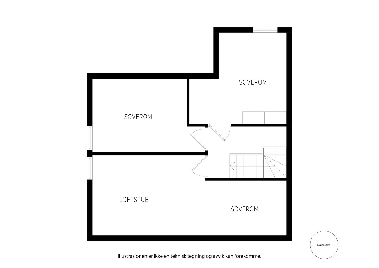Planløsning 2 etasje Galleribilde