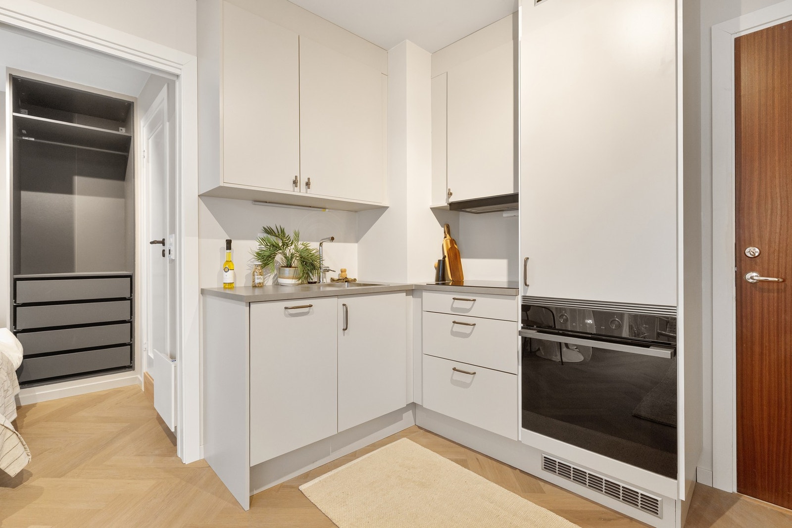 Alle hvitevarer er integrert. Galleribilde