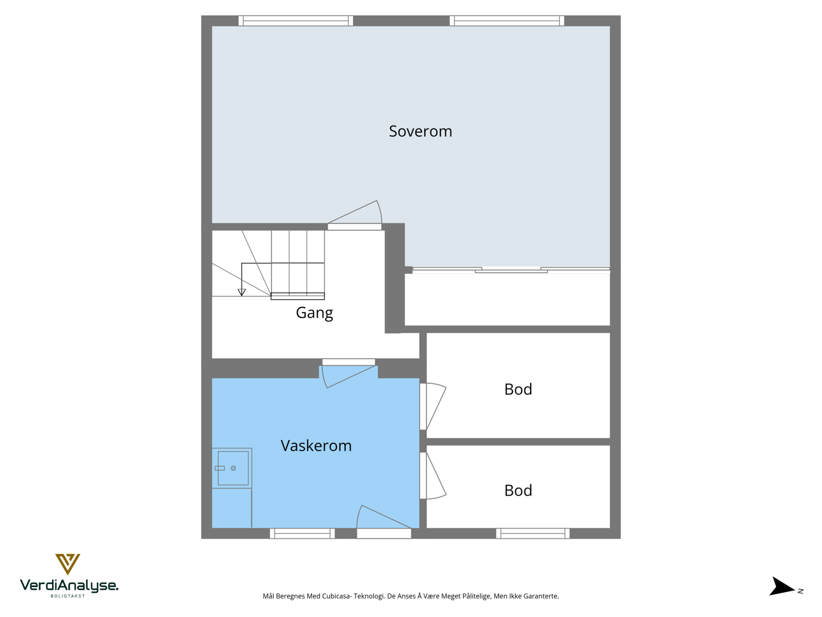 Planskisse kjeller Galleribilde