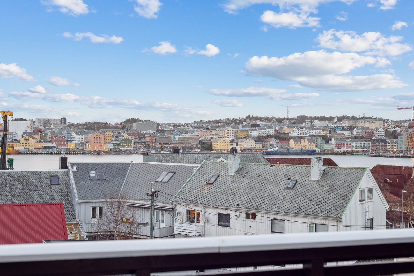 Fantastisk utsikt mot Havnebassenget Galleribilde