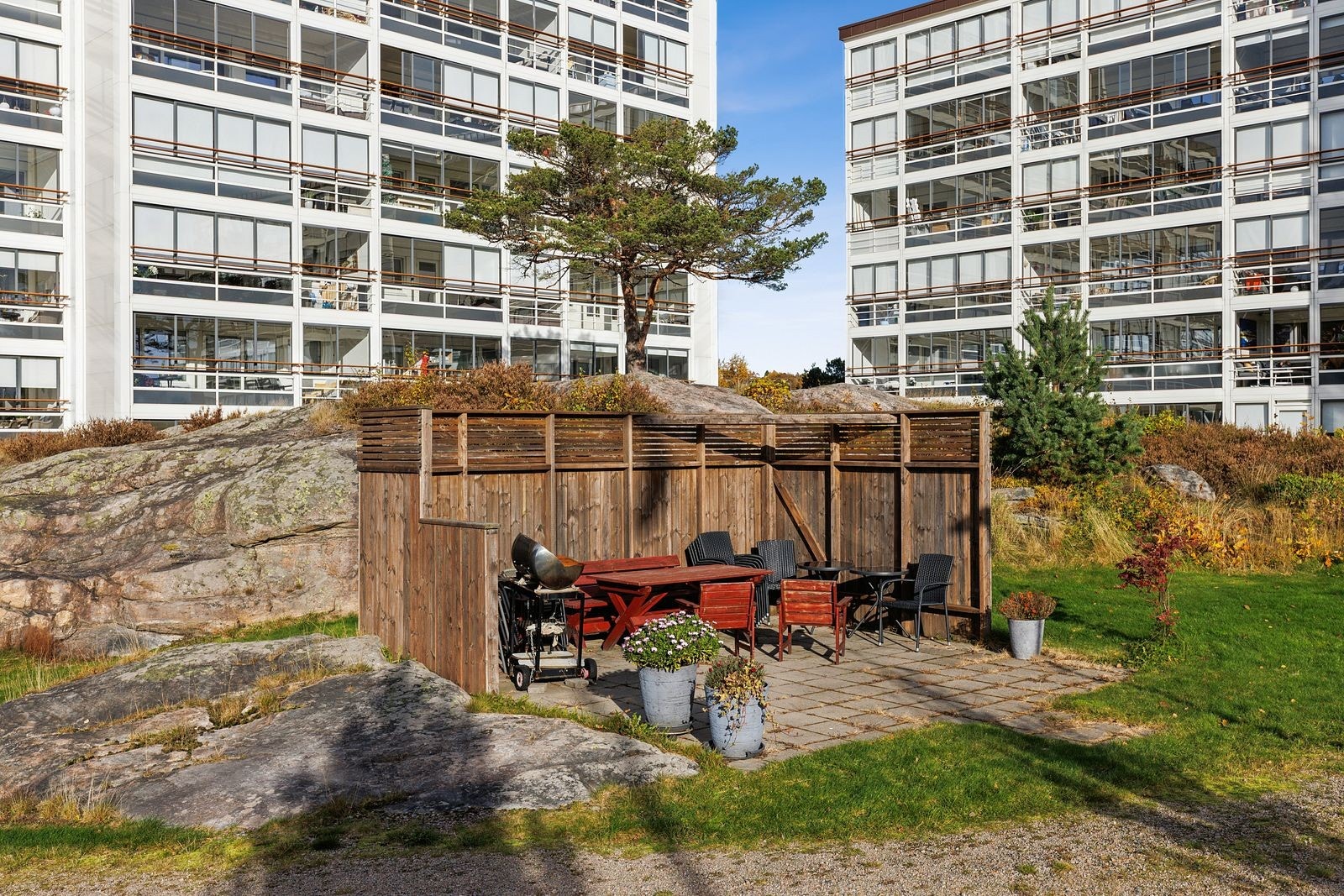 Fint felles uteområde Galleribilde