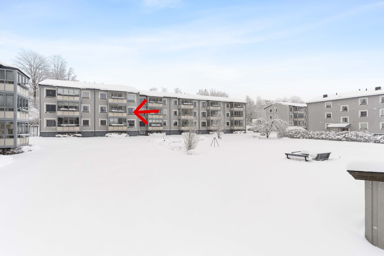 God intern beliggenhet i borettslaget. Galleribilde