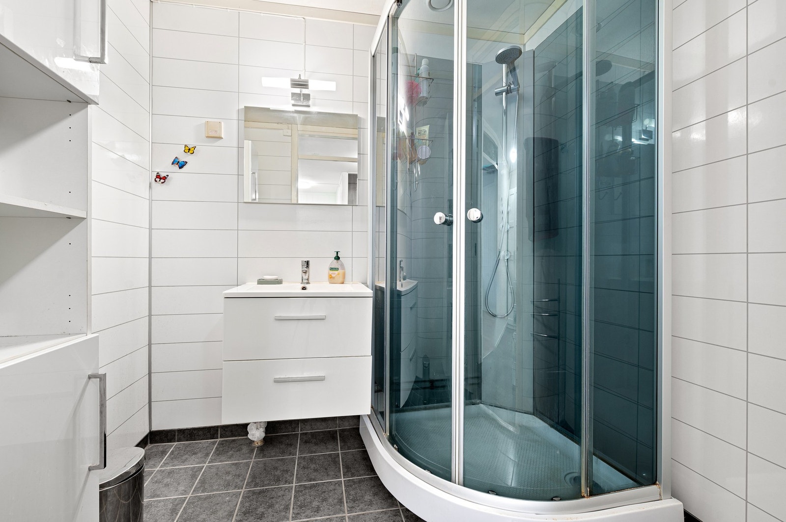 Pent flislagt bad som ble pusset opp i 2015. Galleribilde