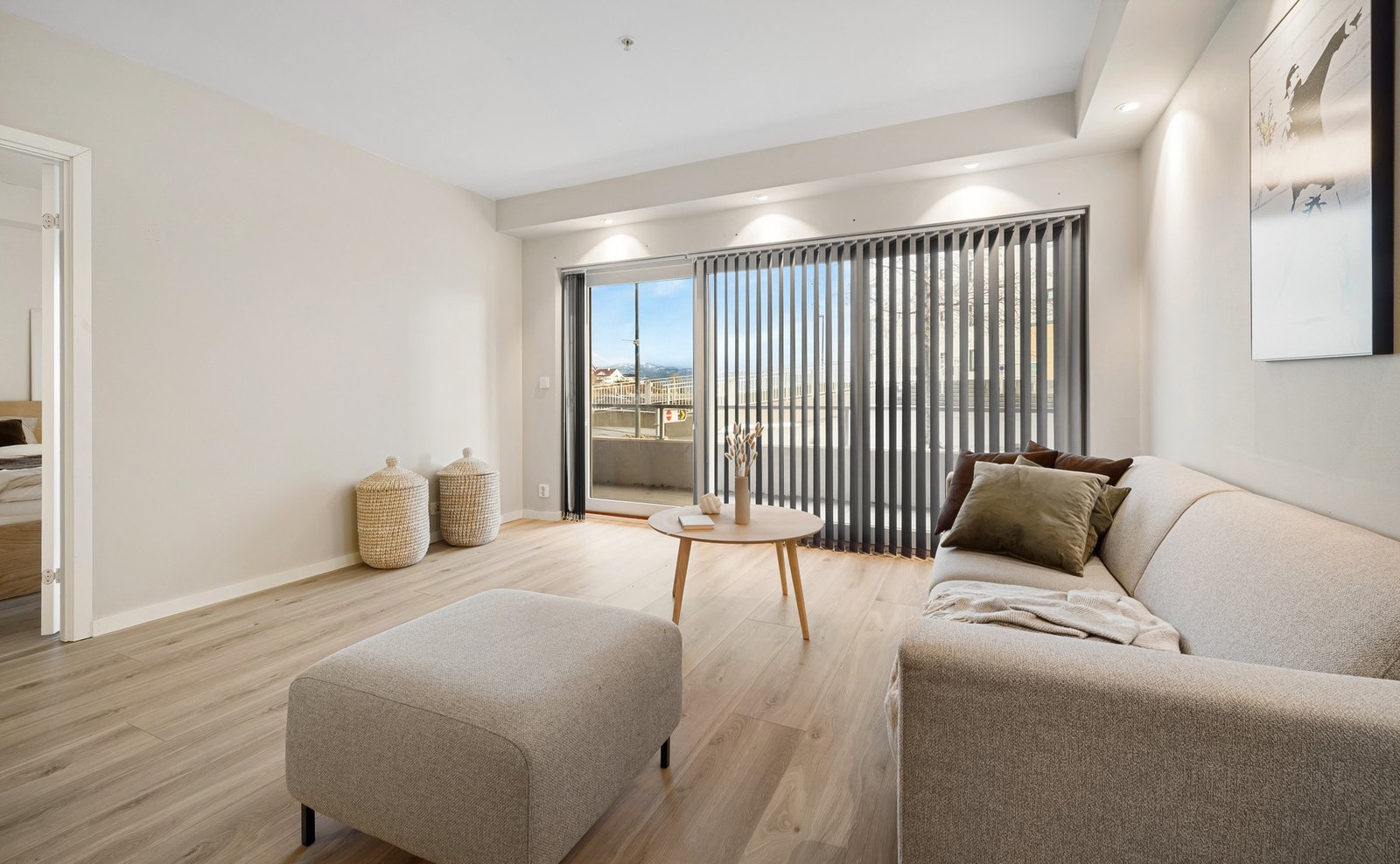 I bygget er det etasjekillere i betong som gjør at det er lite støy fra naboer Galleribilde