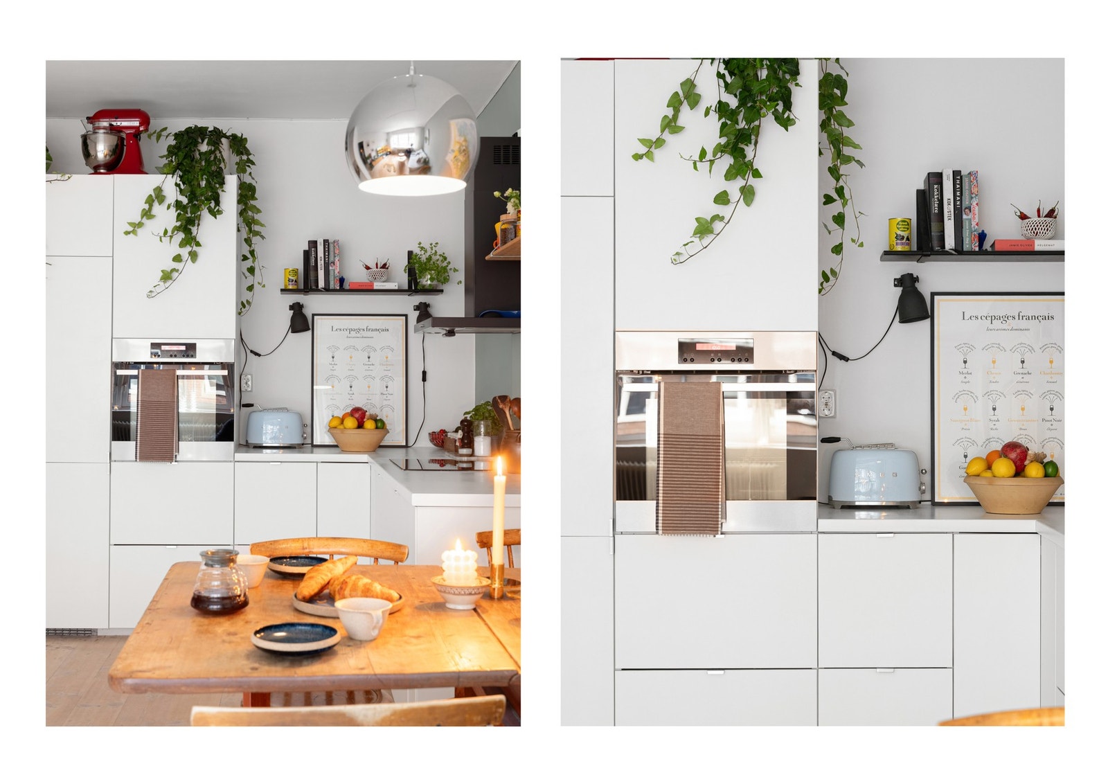 Av hvitevarer byr kjøkkenet på platetopp, stekeovn, oppvaskmaskin og kjøl/fryseskap. Galleribilde