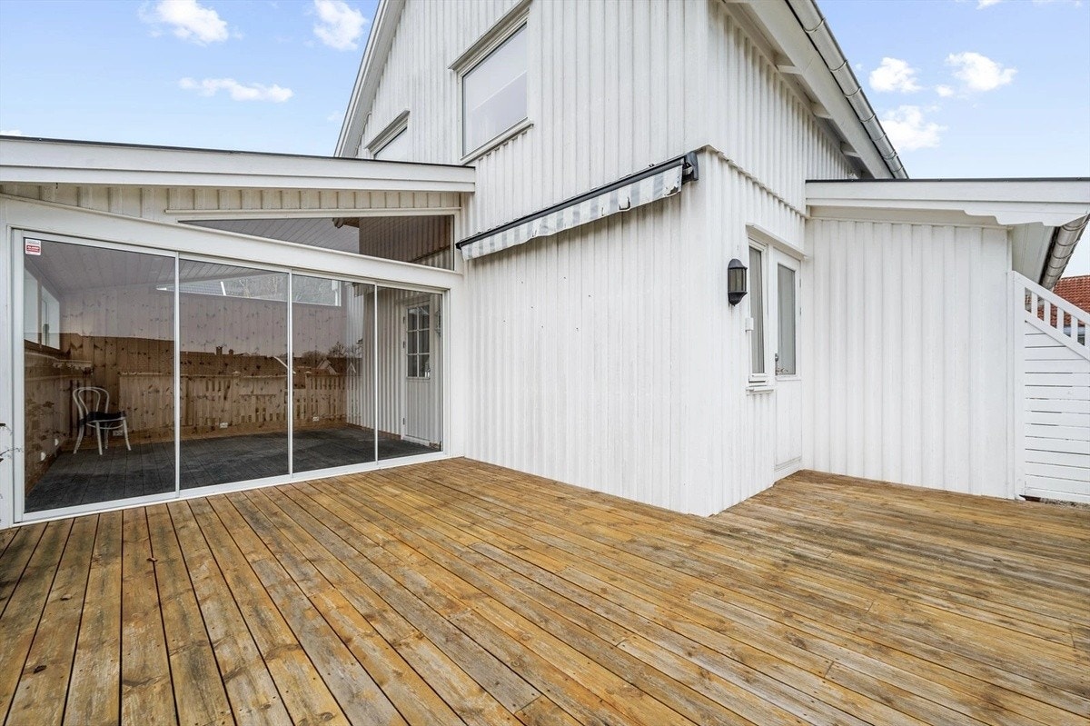 Stor flott terrasse Galleribilde