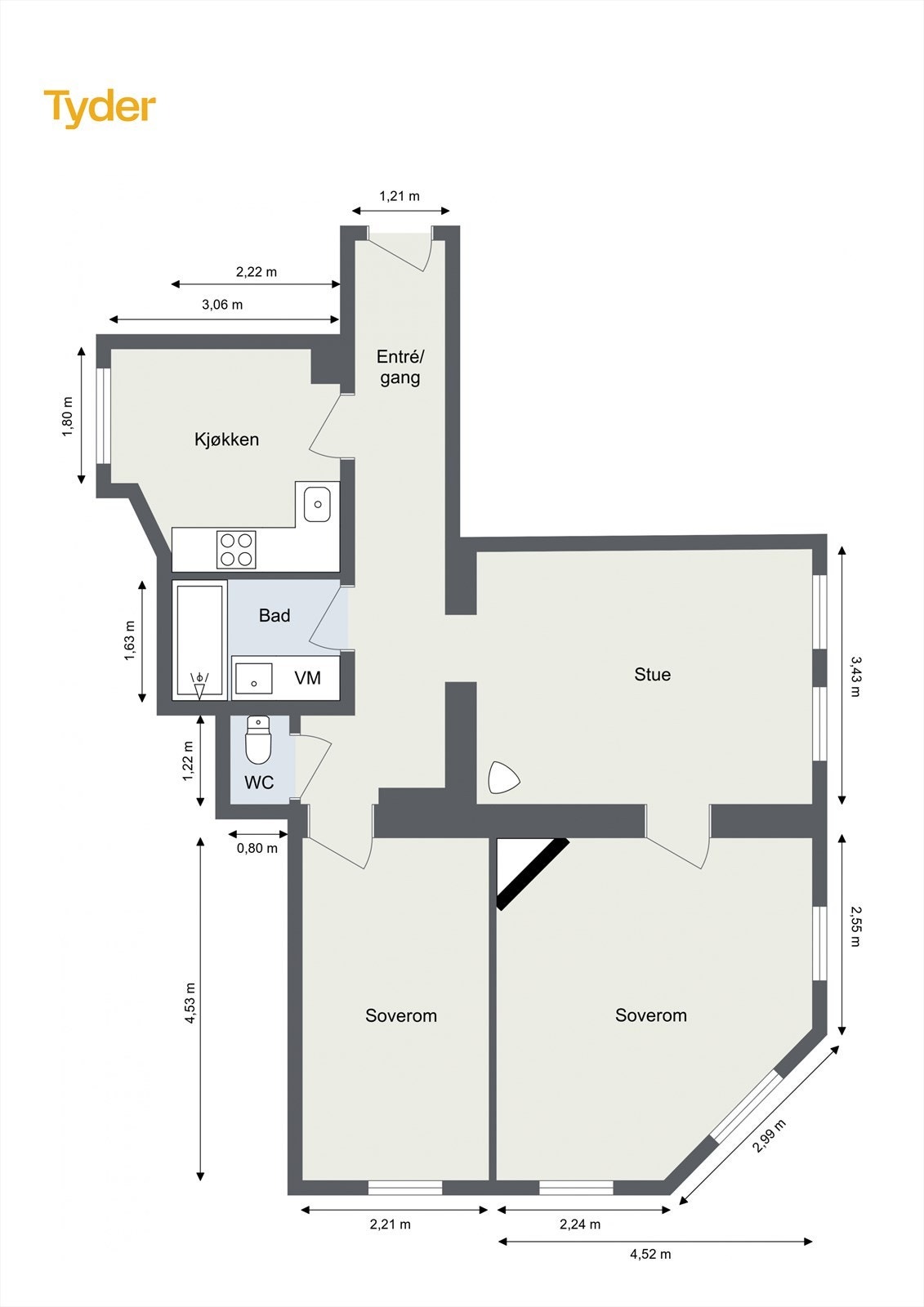 Plantegning Galleribilde