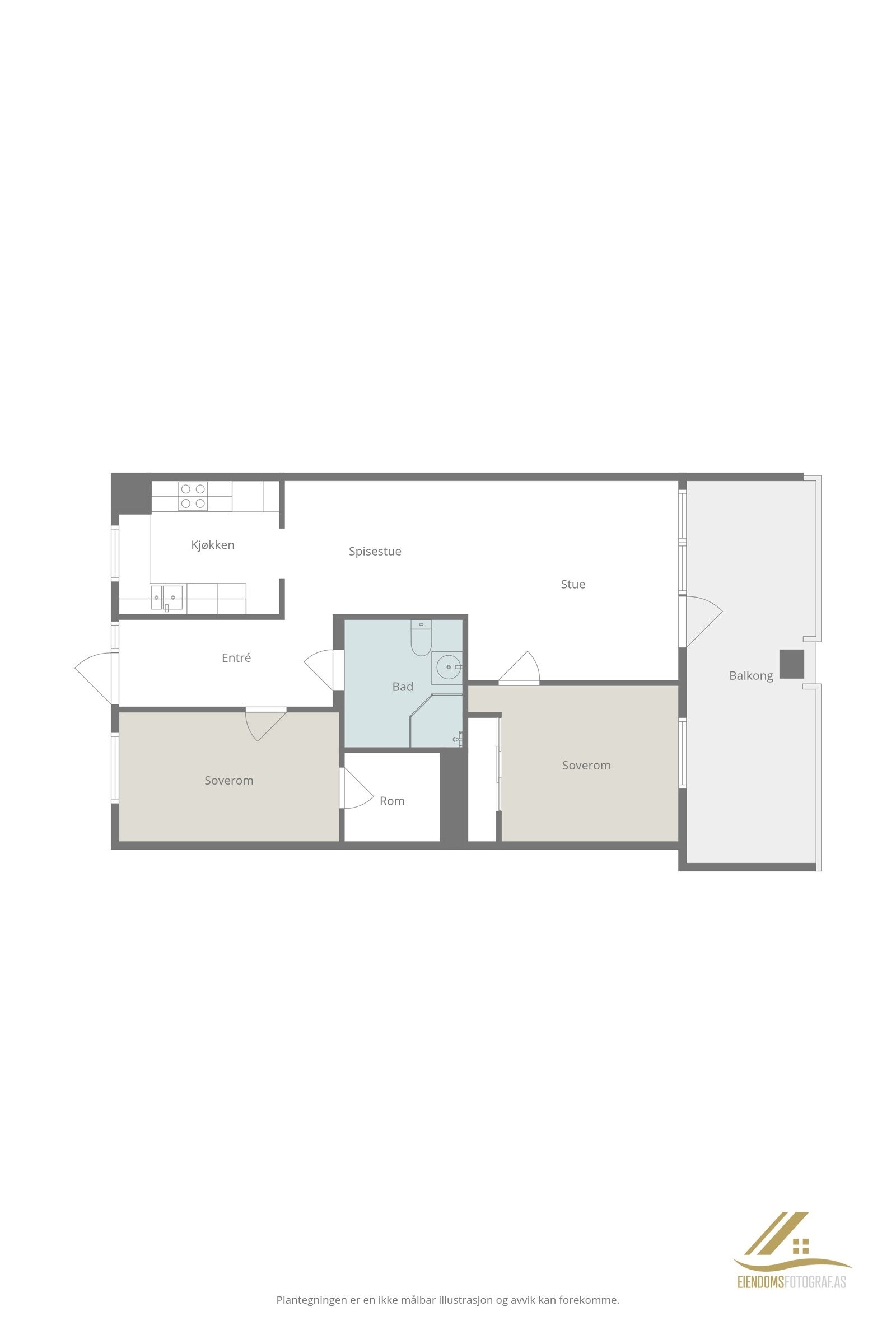 Plantegning Galleribilde