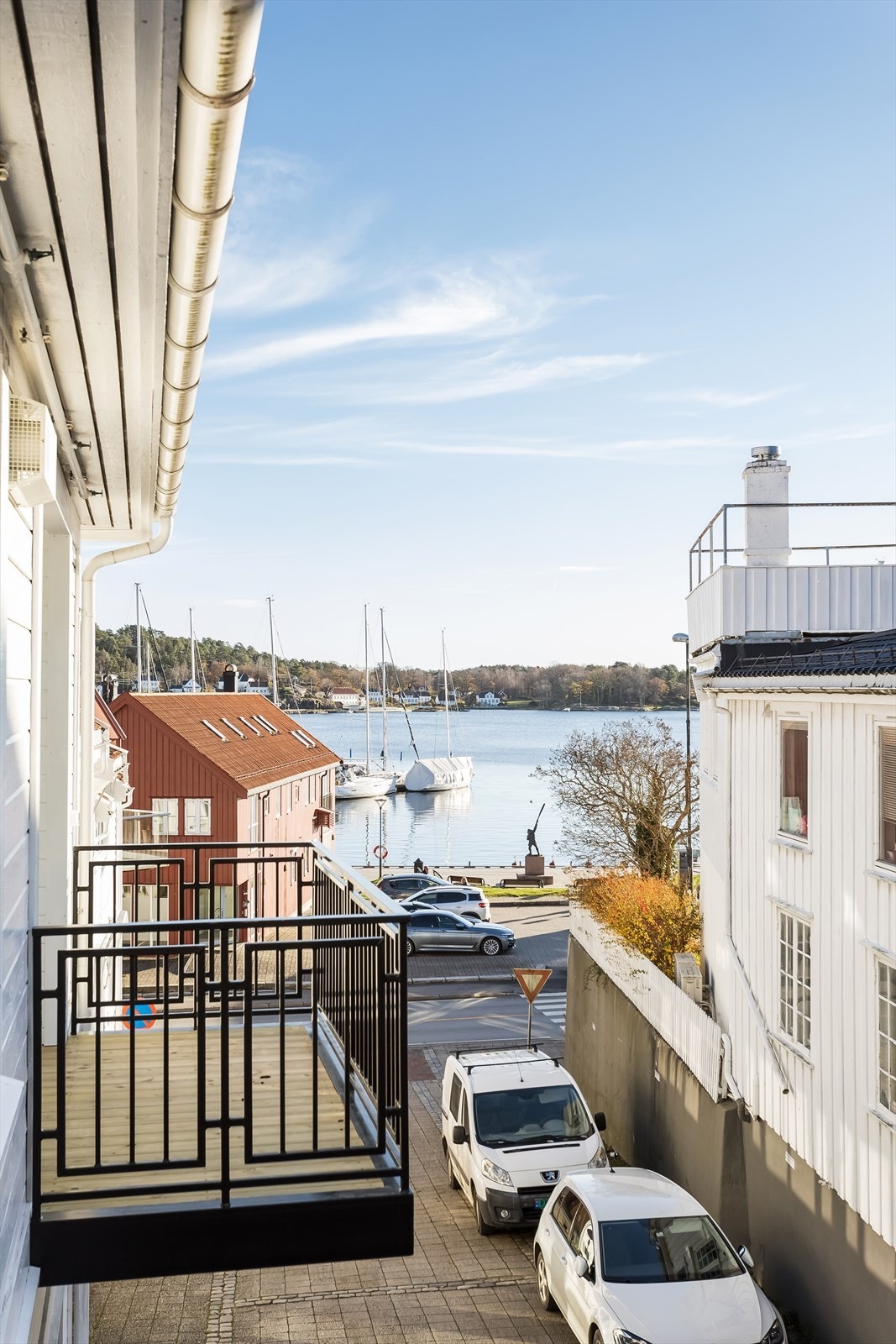 Herlig sjøutsikt fra balkongen! Galleribilde