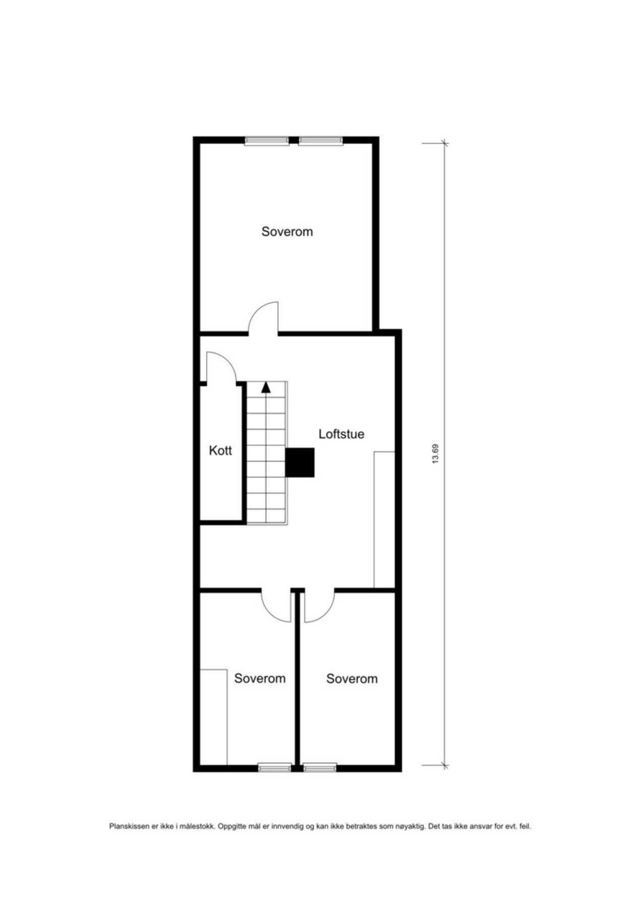 Plantegning 2. etasje Galleribilde