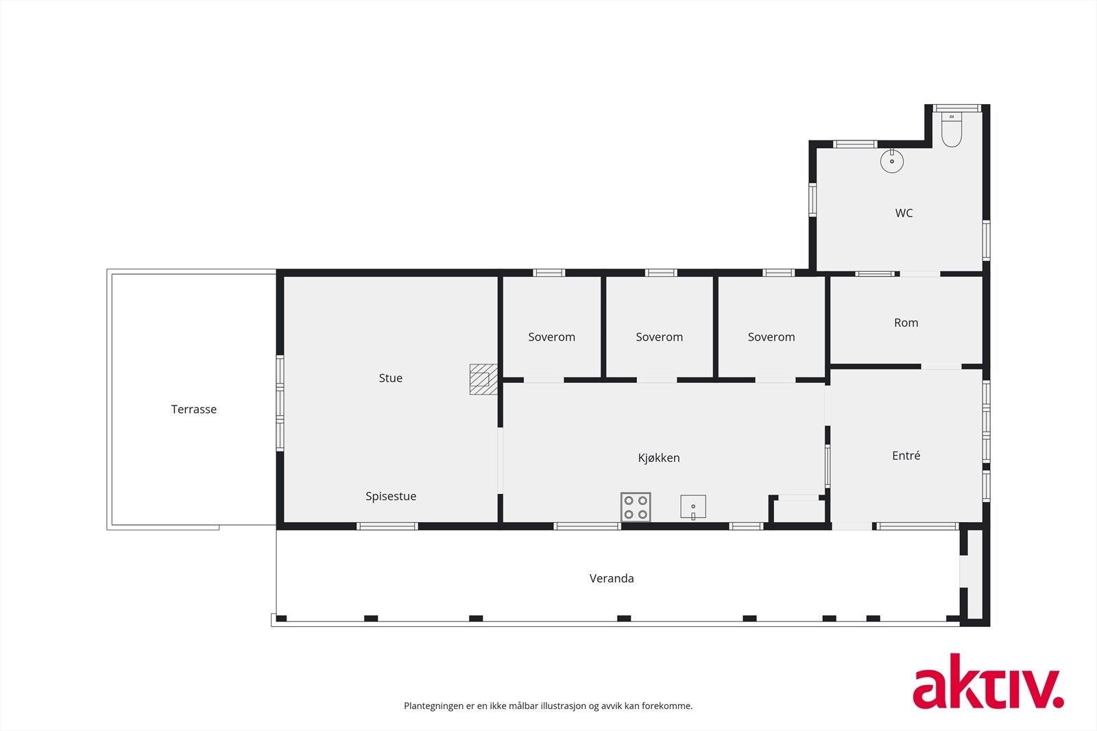 Plantegning Galleribilde