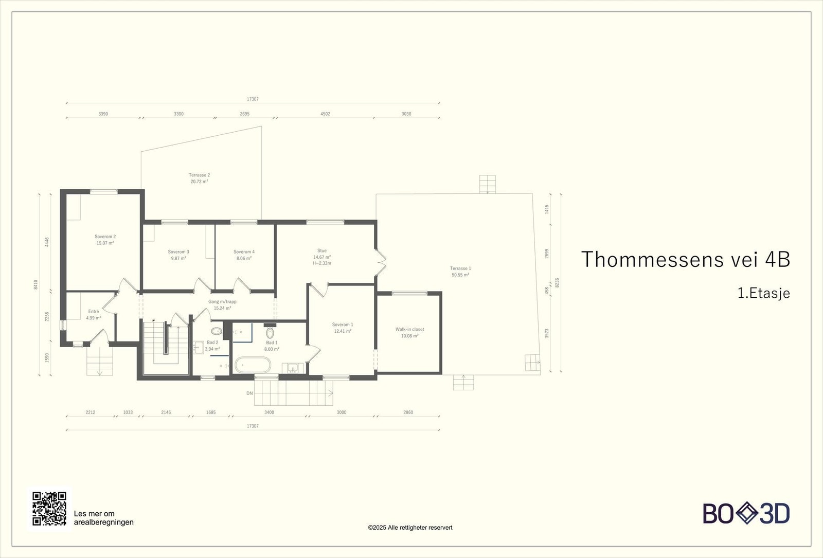 Plantegning 1. etasje Galleribilde