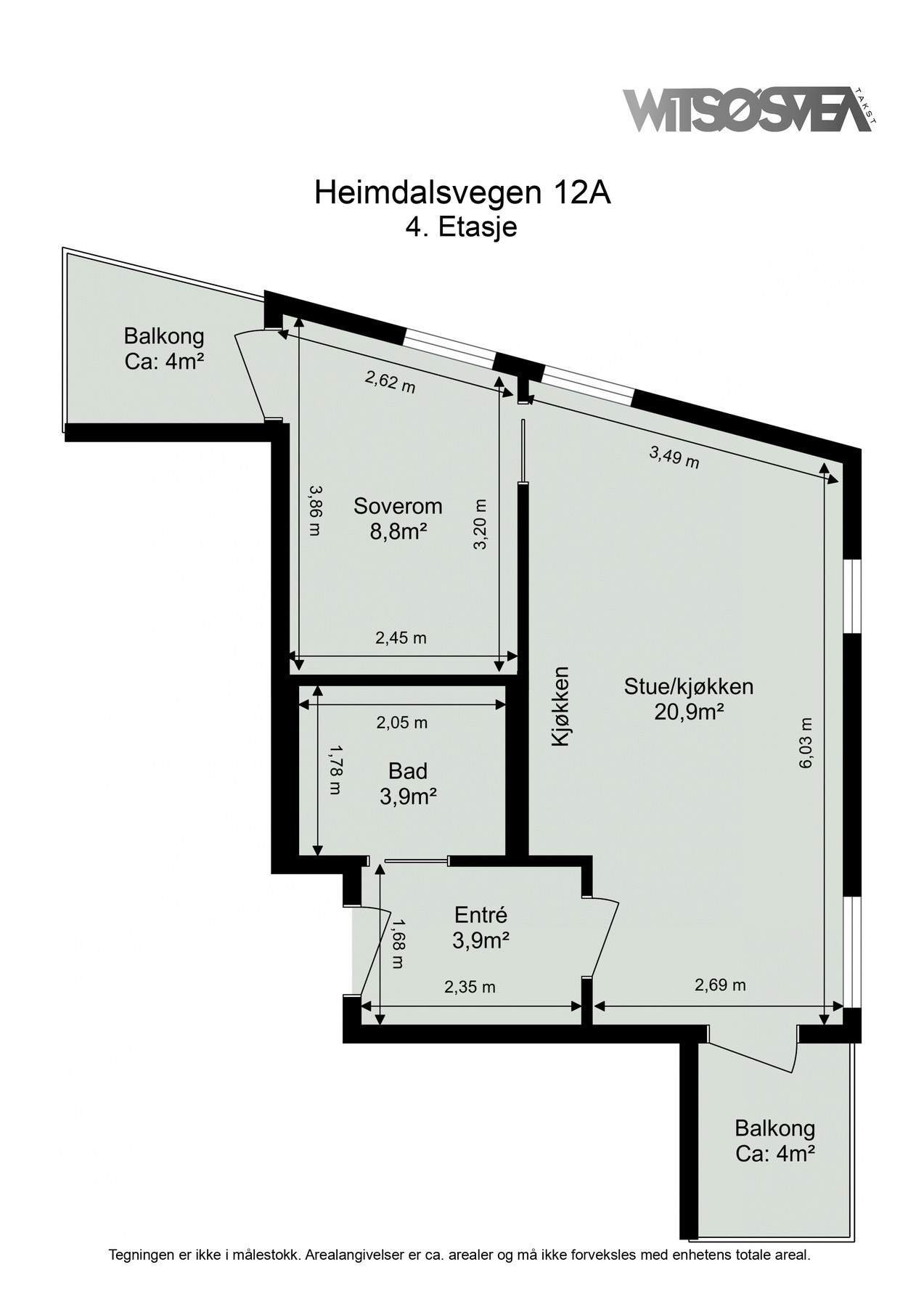 Planskisse. Galleribilde