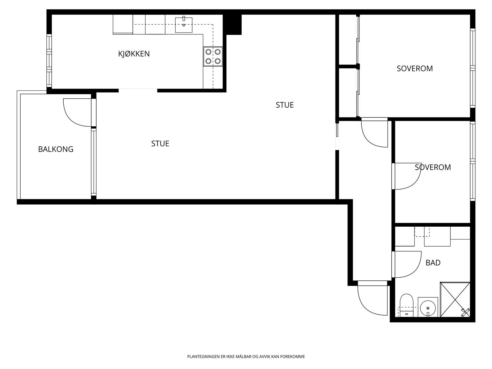 Plantegning Galleribilde