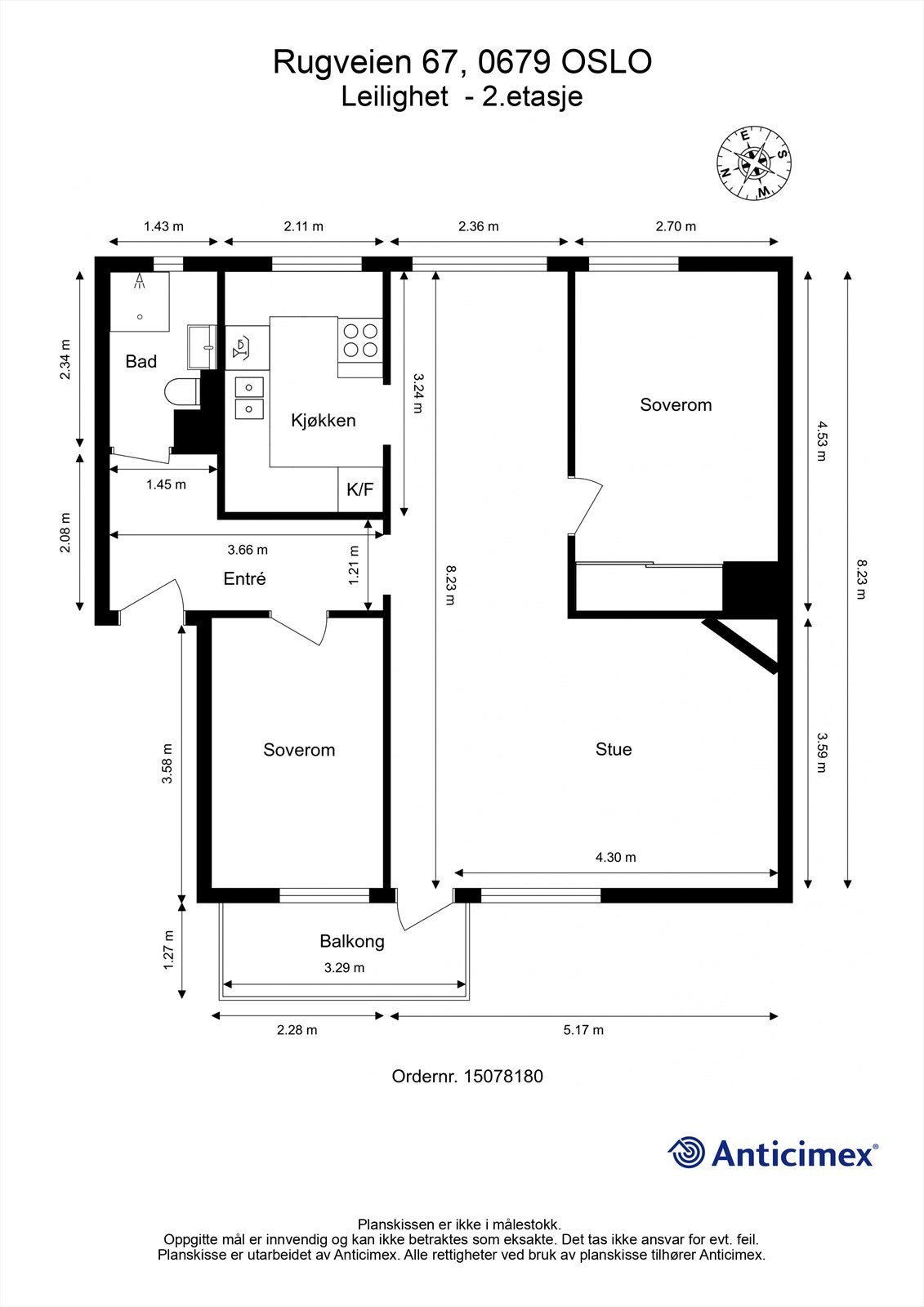 Plantegning Galleribilde