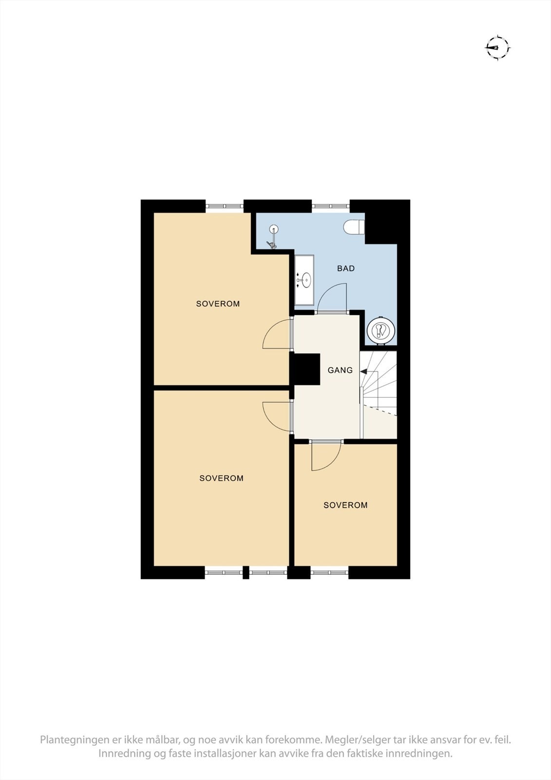 Plantegning 2. etasje. Galleribilde