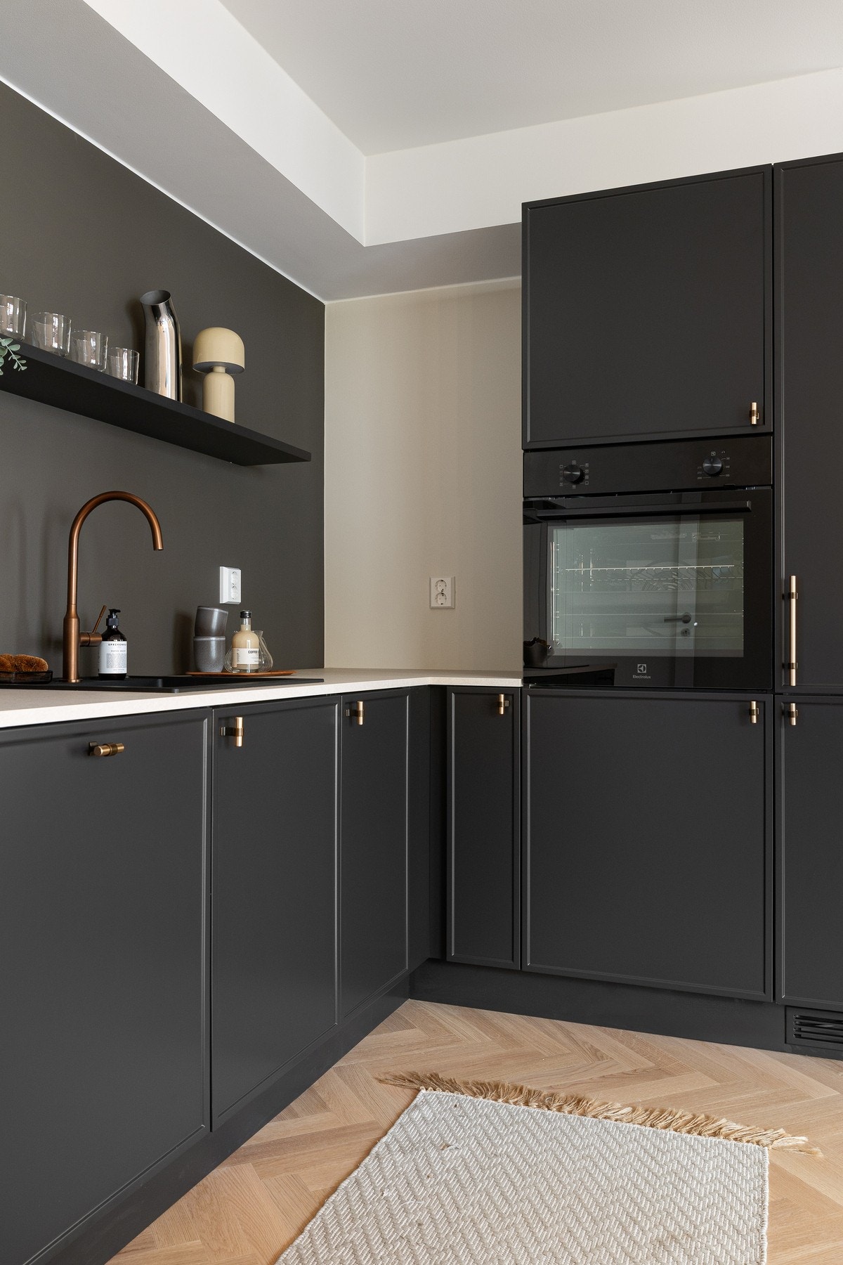 Sosial kjøkkenløsning - perfekt når du har gjester. Galleribilde