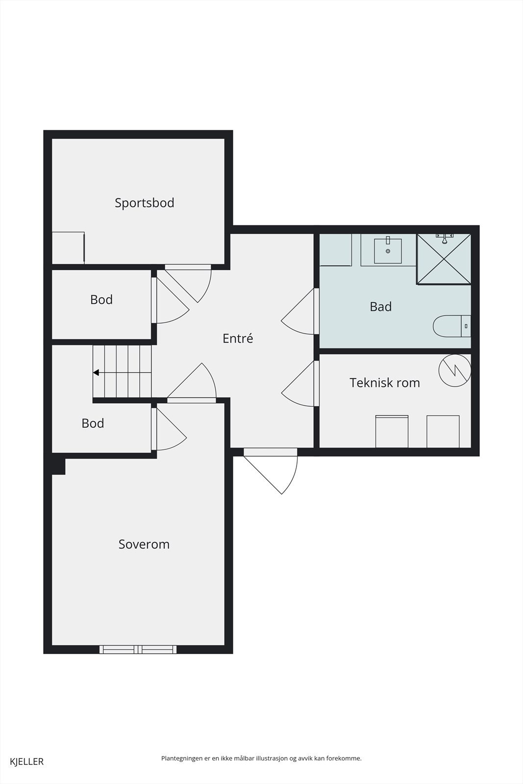 Plantegning Galleribilde