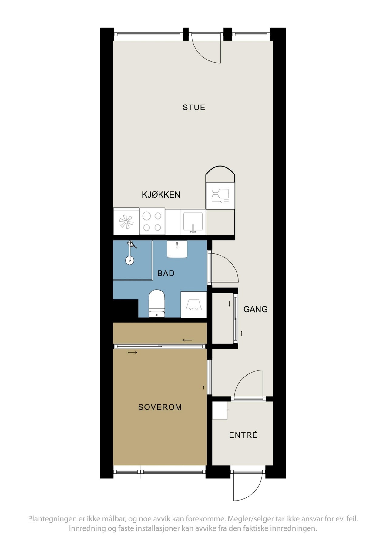 Plantegning. Galleribilde