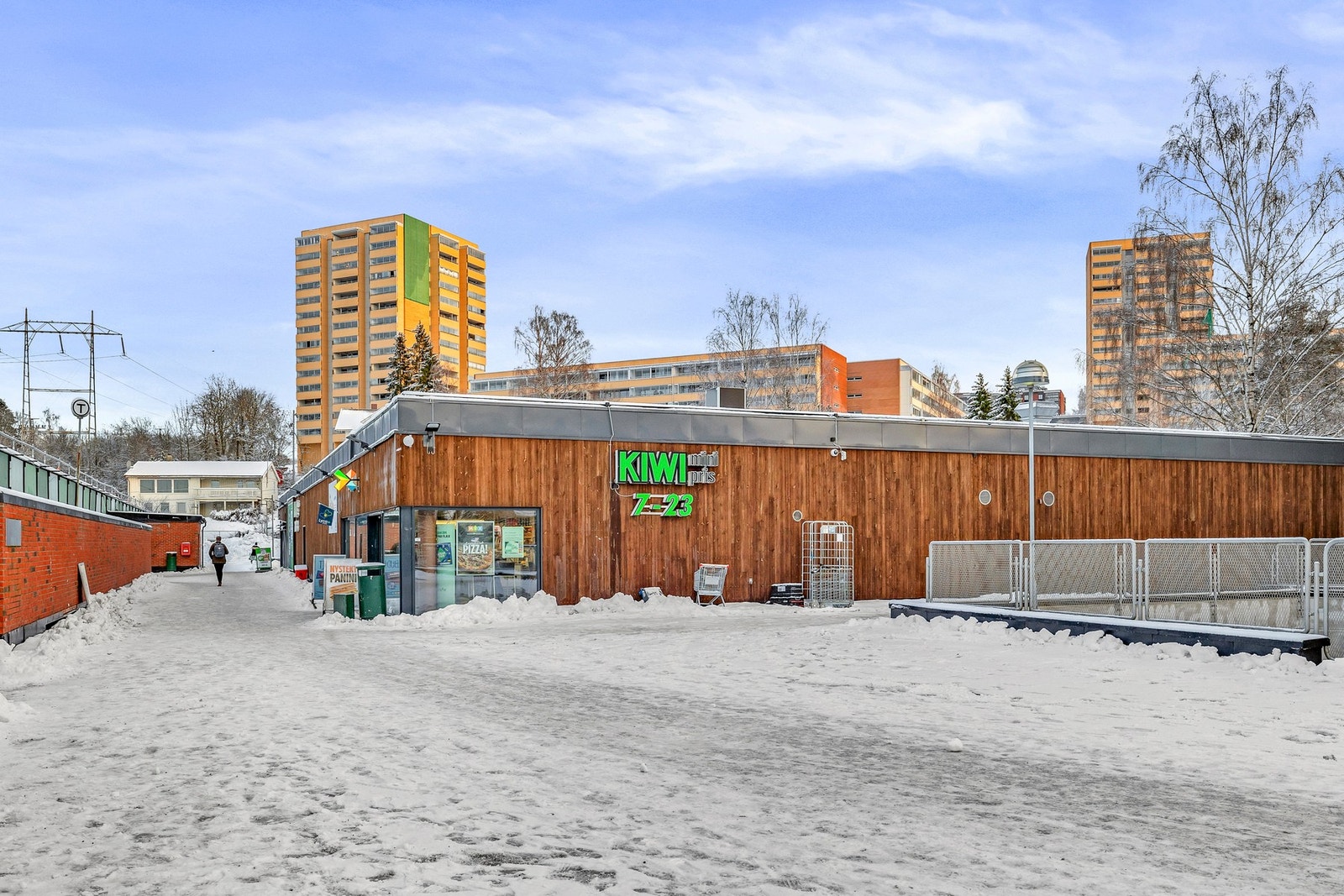 Dagligvarehandelen kan gjøres på blant annet Kiwi Trosterud Galleribilde