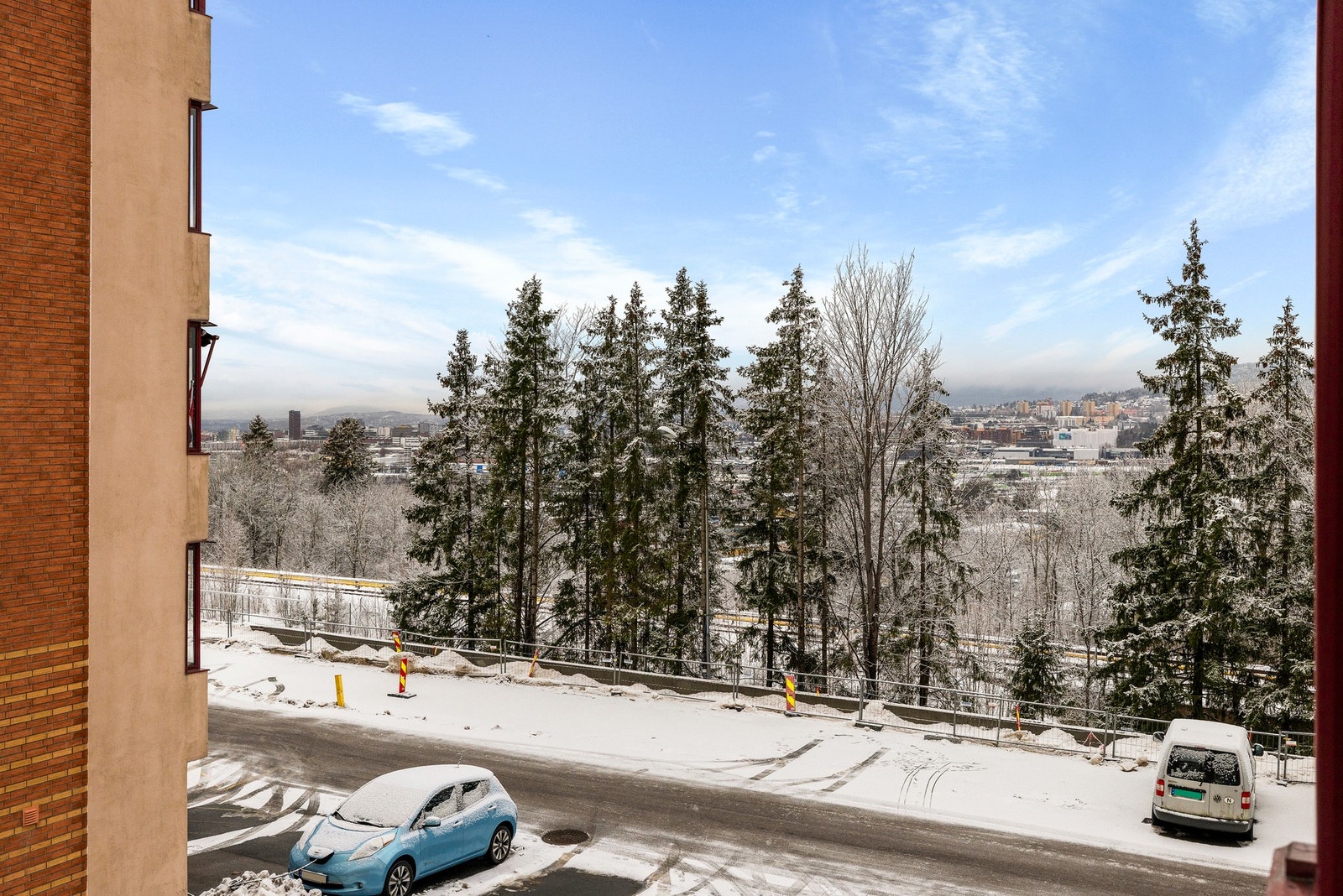 Utsyn fra balkongen Galleribilde