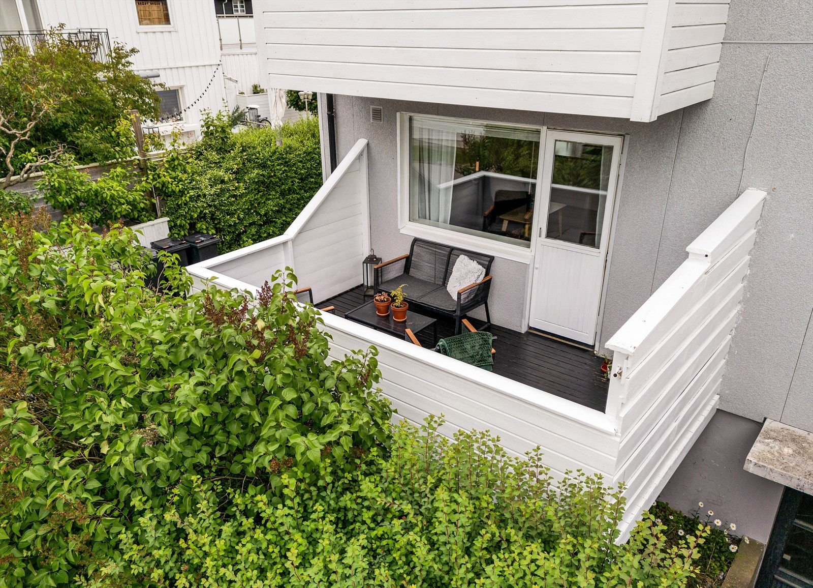 Balkongen er på ca. 9 kvm. Galleribilde