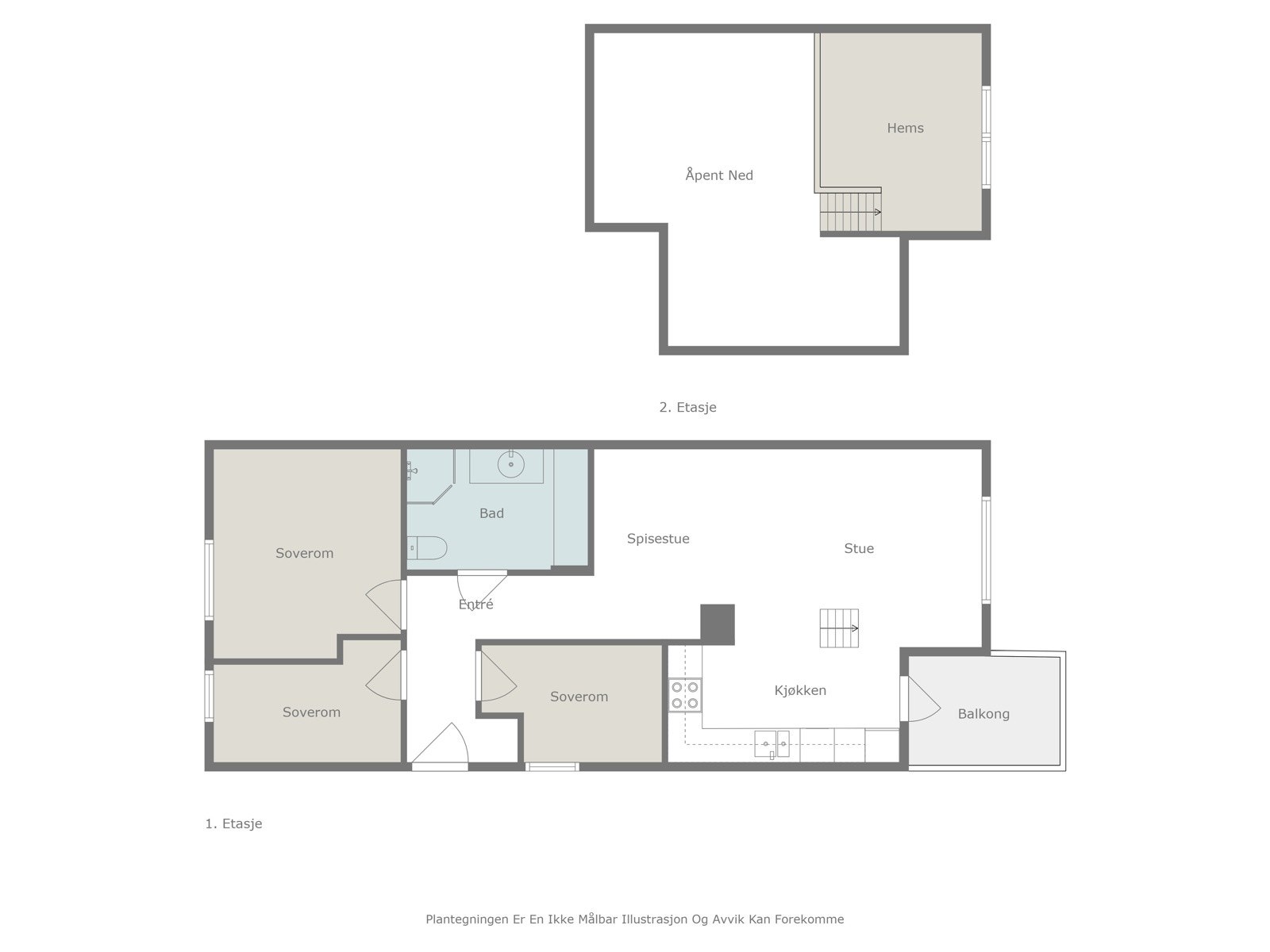 Plantegning Galleribilde