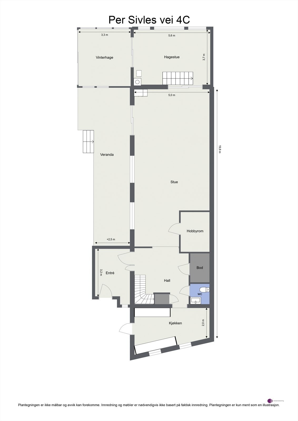 Plantegning 1.etasje. Galleribilde