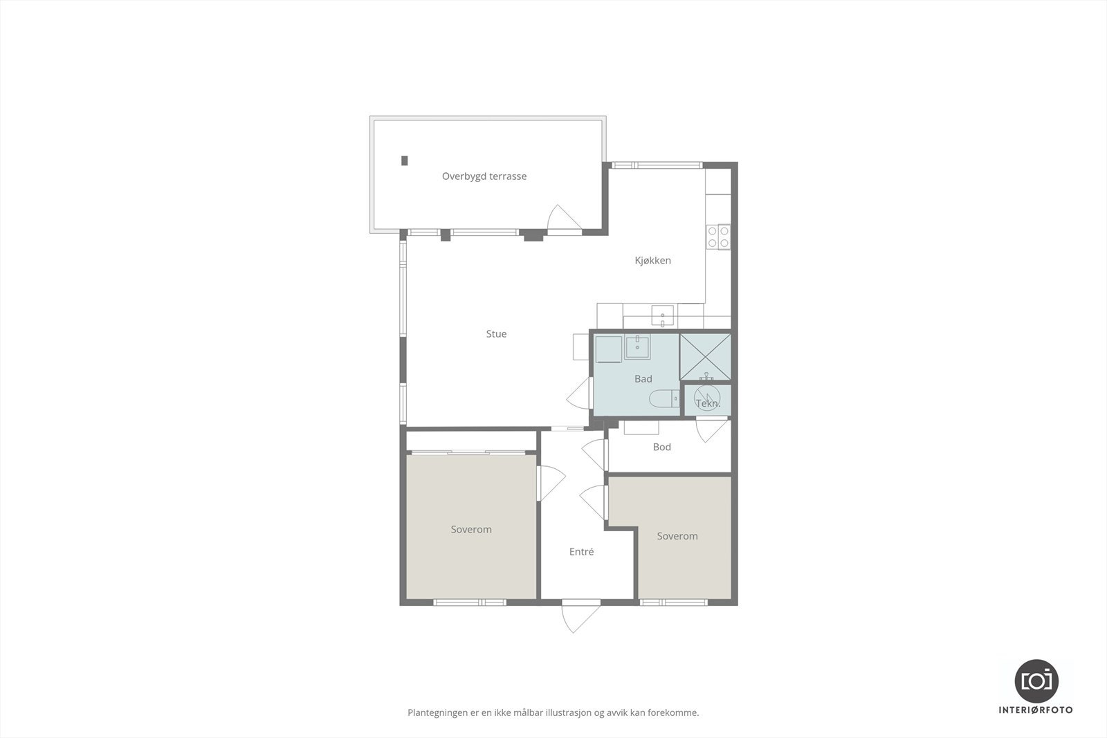 Plantegning Galleribilde