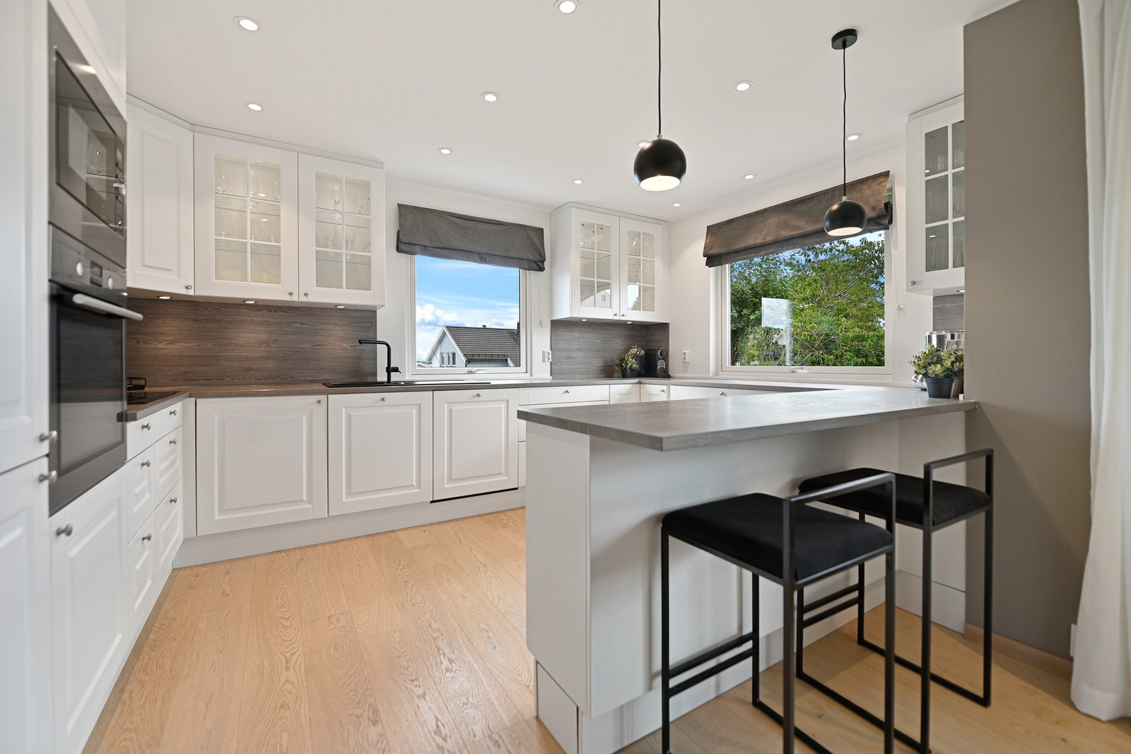 Det flotte kjøkkenet er fra Øvereng Interiør og var nytt i 2016. Galleribilde