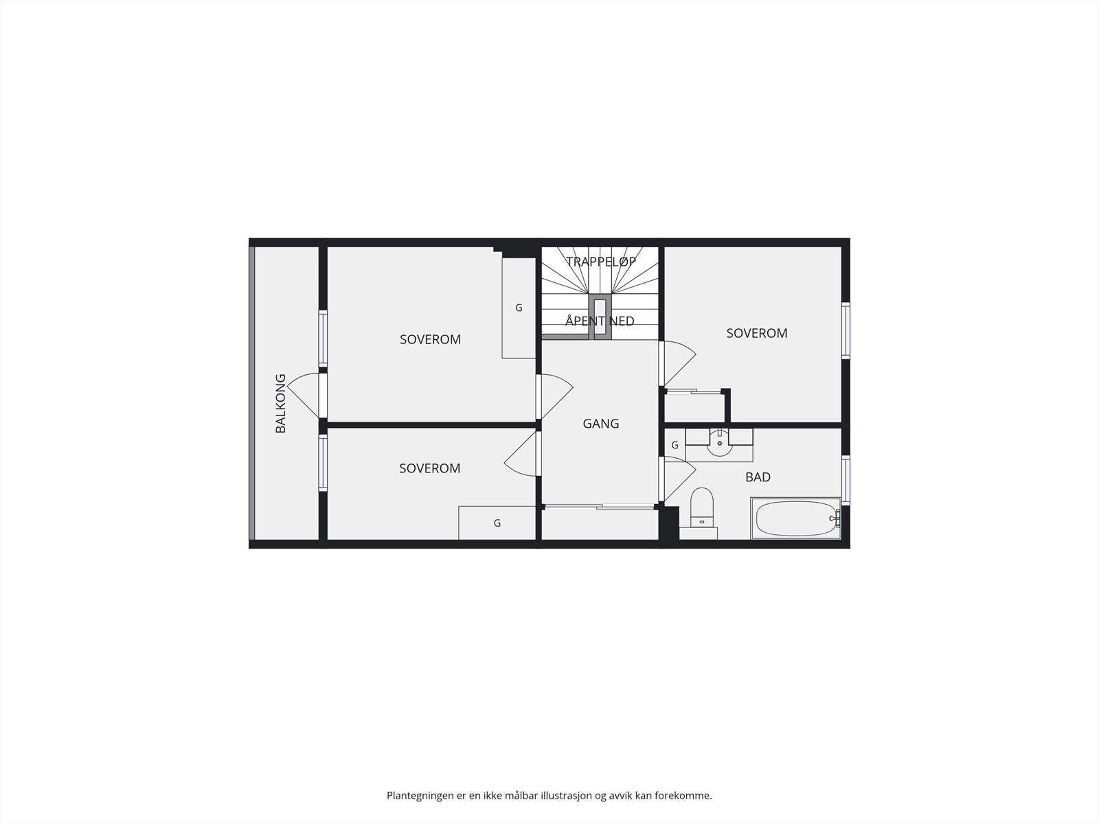 Plantegning 2. etasje. Galleribilde