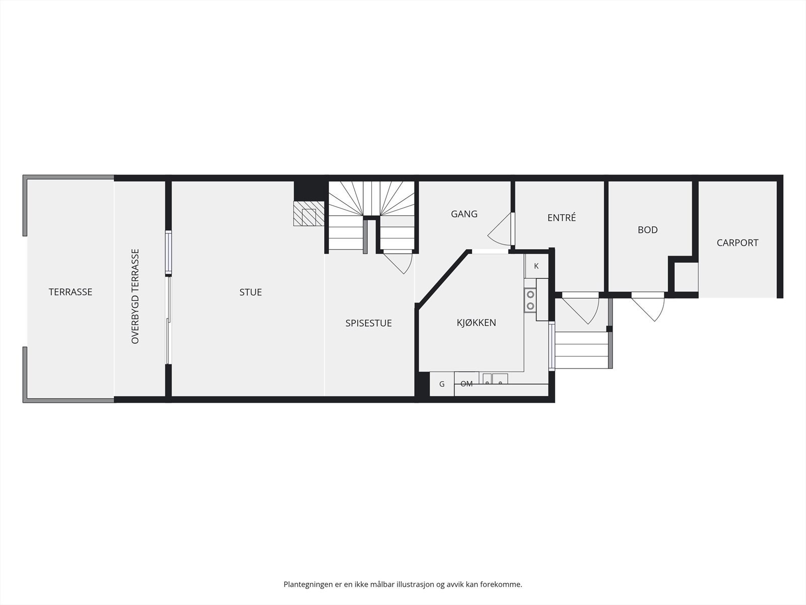 Plantegning 1. etasje. Galleribilde