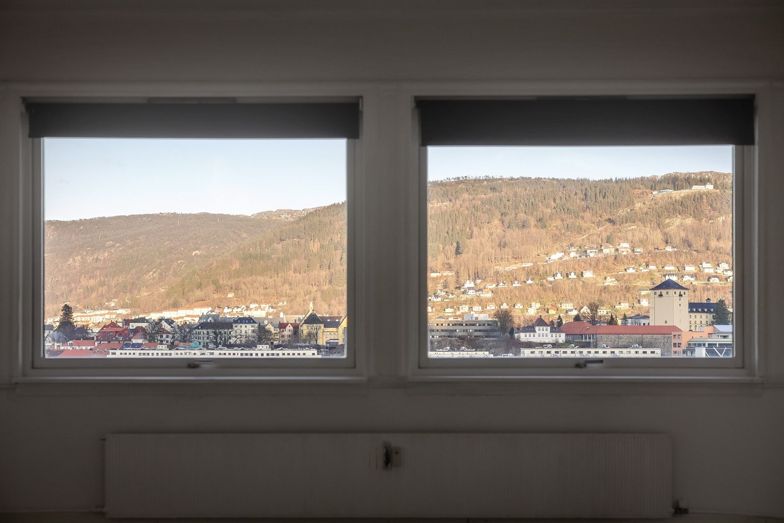 To vinduer i oppholdsrom Galleribilde