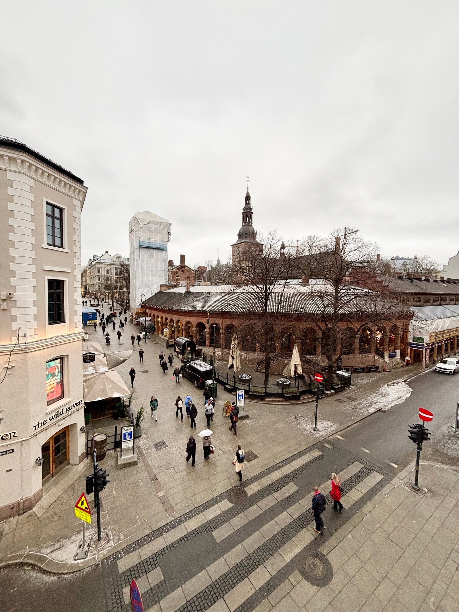 Utsikt fra balkong Galleribilde