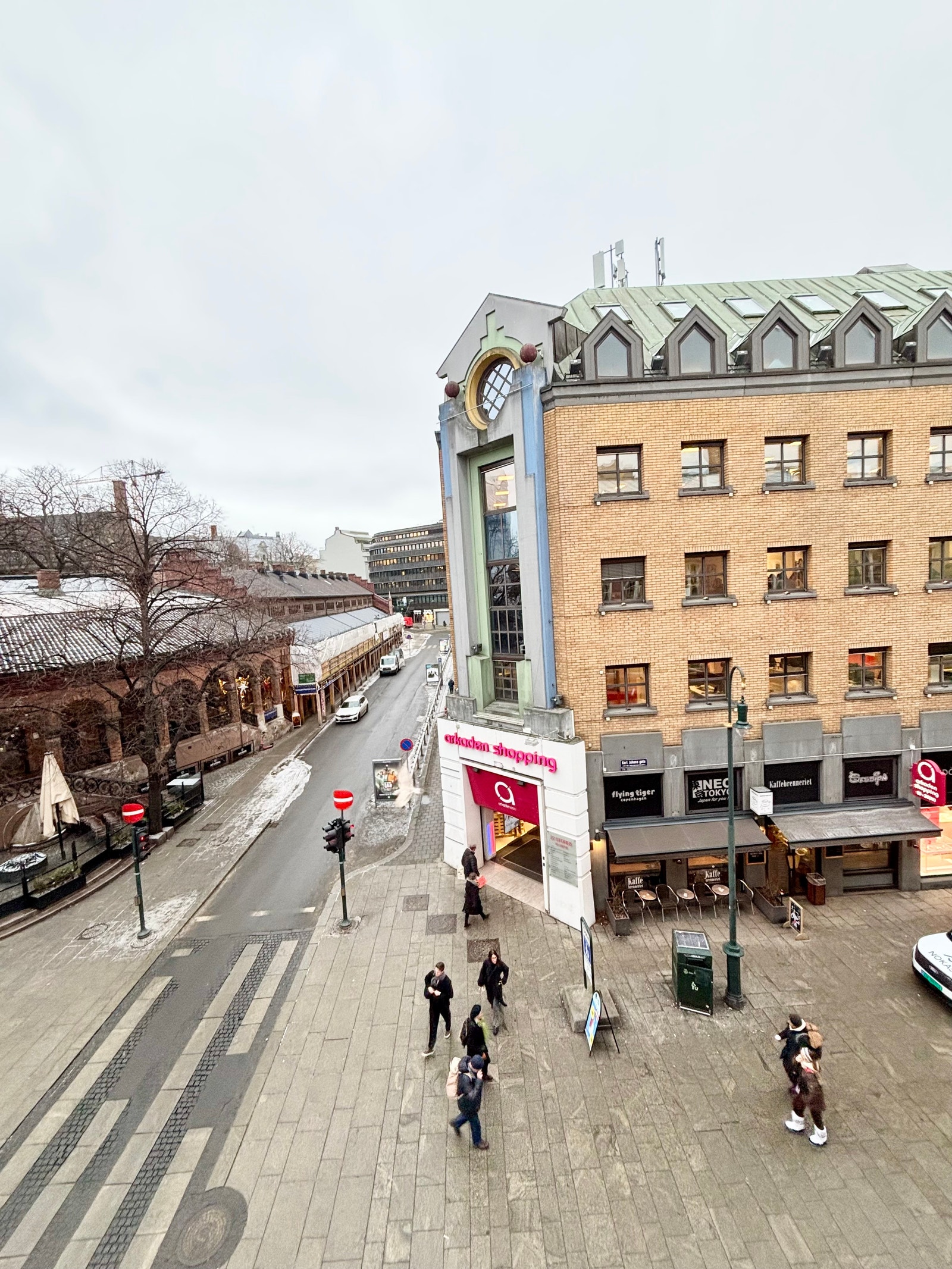 Utsikt fra balkong Galleribilde