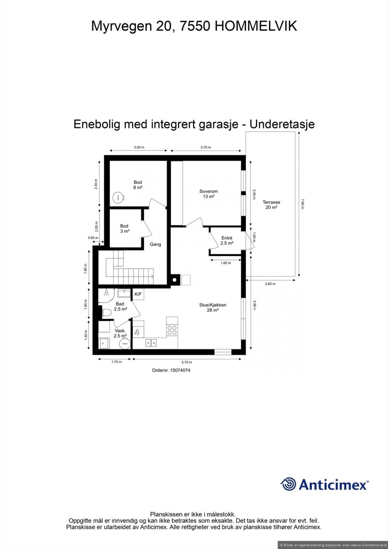 Plantegning kjeller Galleribilde