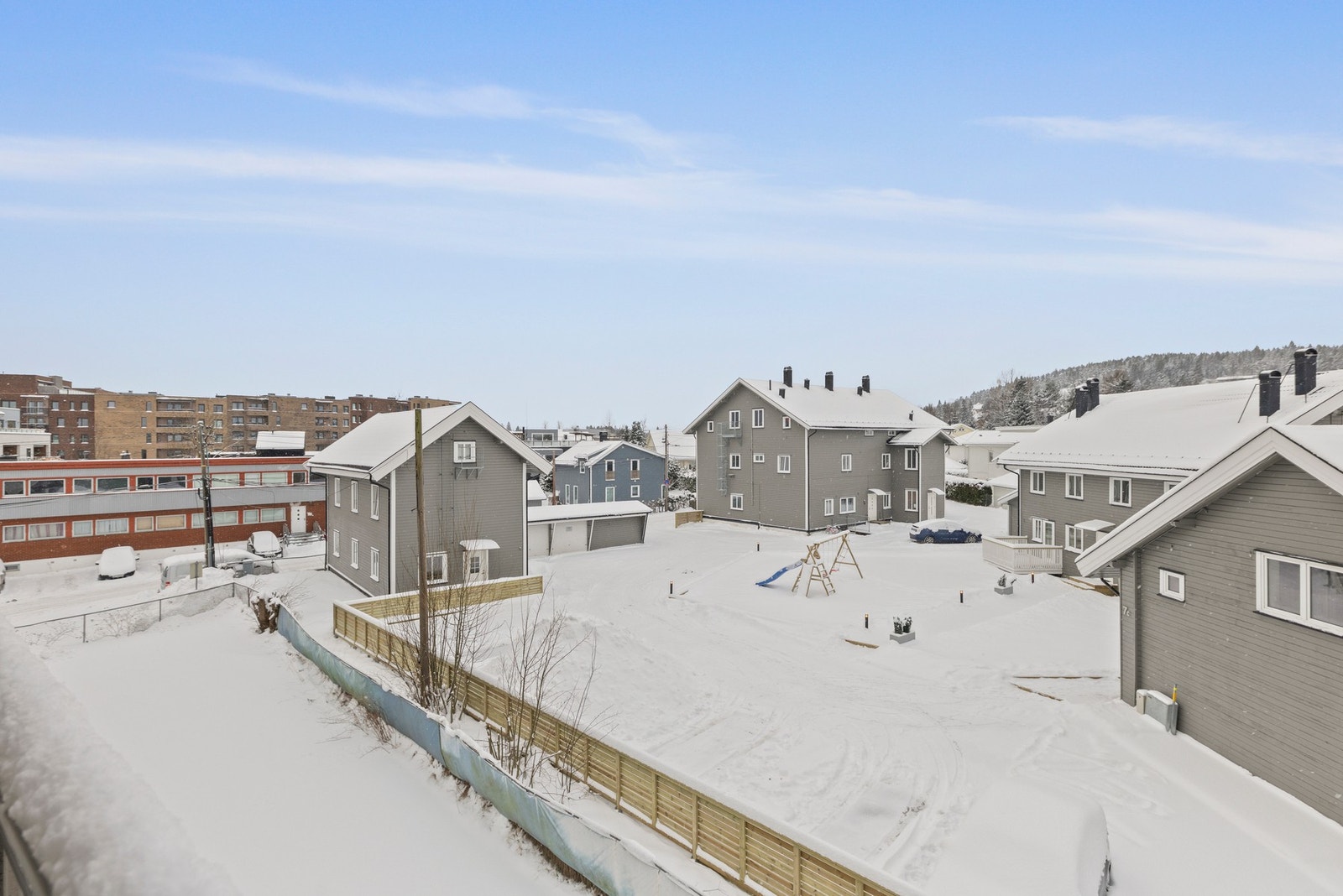 Utsikt fra balkong Galleribilde