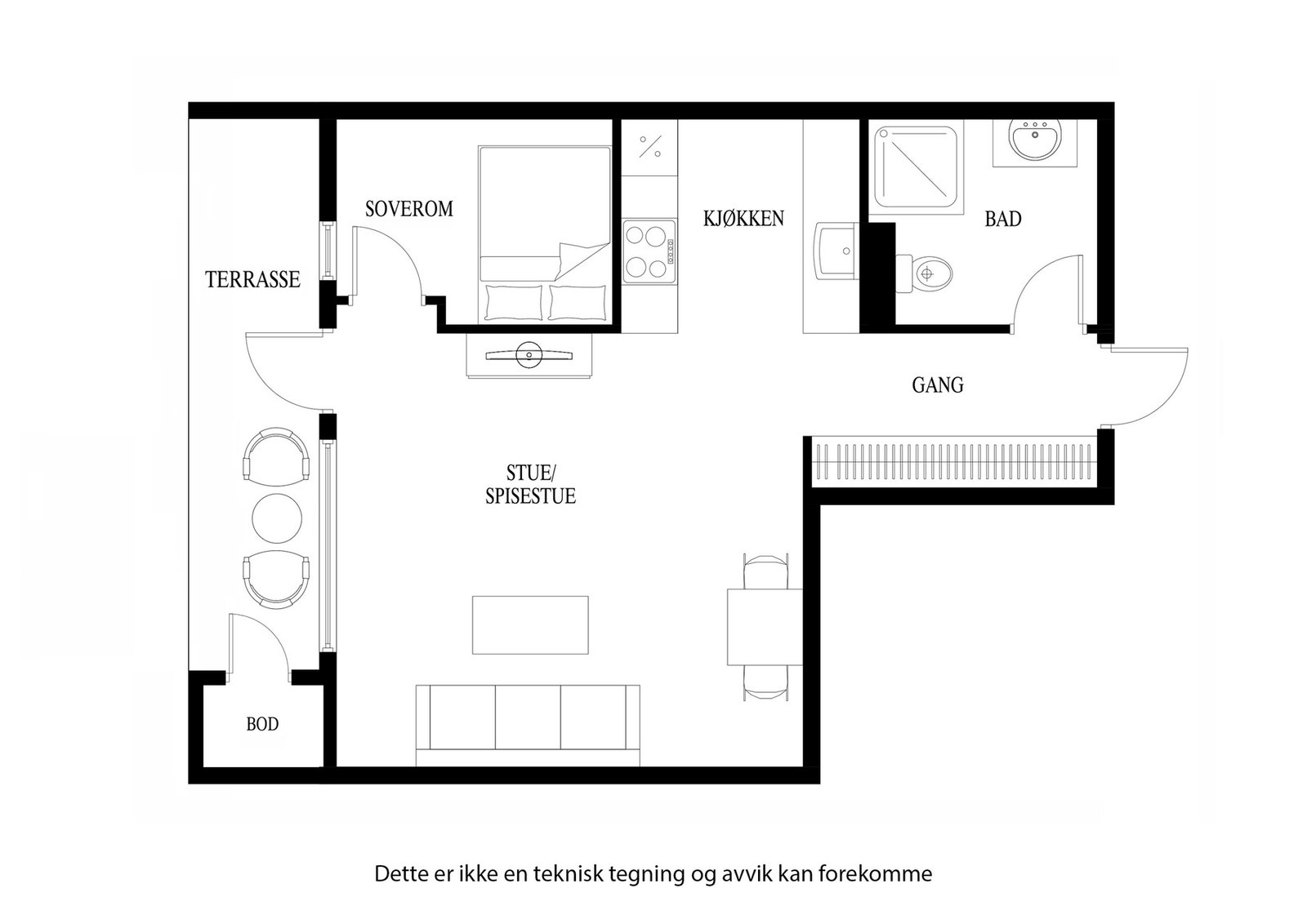 Plantegning Galleribilde